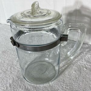 Vintage Pyrex Flameware Stovetop Coffee Percolator